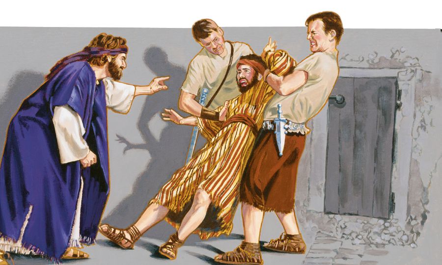A slave has his fellow slave thrown into prison