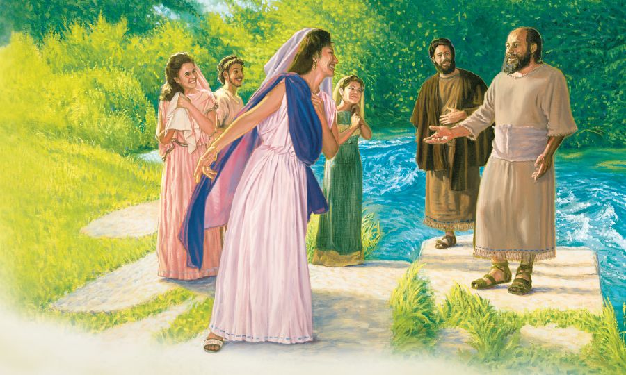 Lydia invites Paul, Luke, and others to her house
