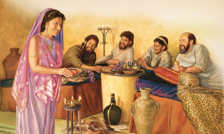 Lydia is happy to give Paul, Luke, and others food to eat and a place to rest