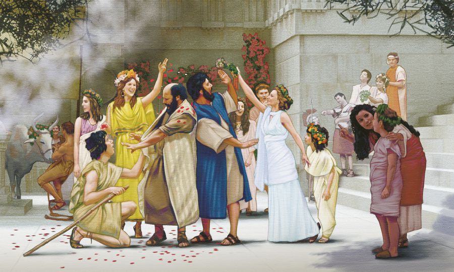 Paul and Barnabas refuse to let people worship them