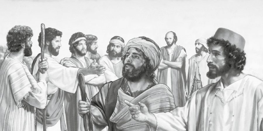 Jesus sends his disciples out to preach