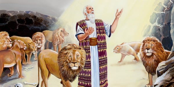 Daniel in the lions’ den