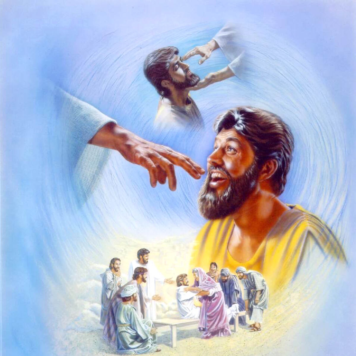 Jesus showed love for people by curing the blind, making the speechless speak, and resurrecting the dead