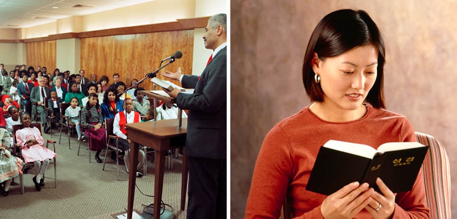 True worship includes attending Christian meetings and reading the Bible