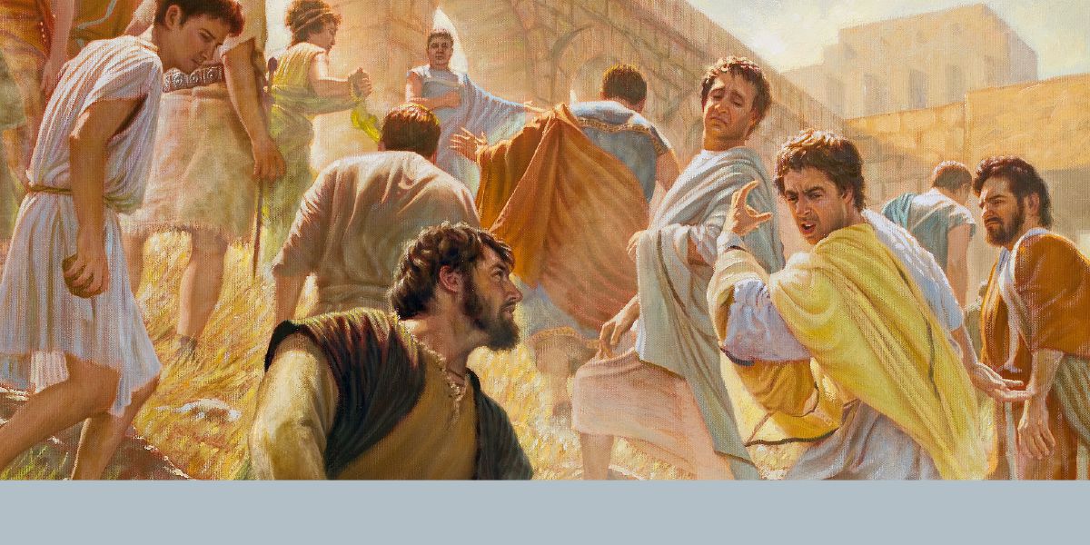 Barnabas is thrown out of Pisidian Antioch