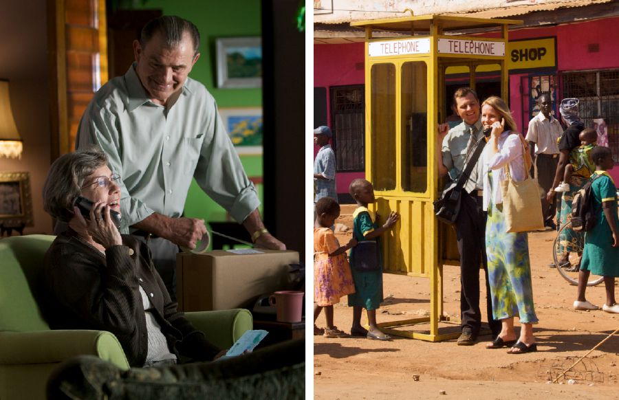 Parents are happy to receive a phone call from their children who serve as missionaries in a foreign country