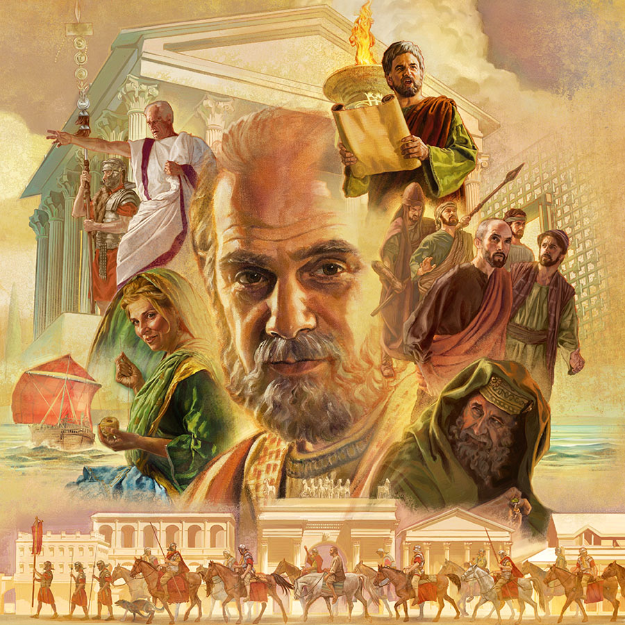 The apostle Paul and other Bible characters in the book of Acts