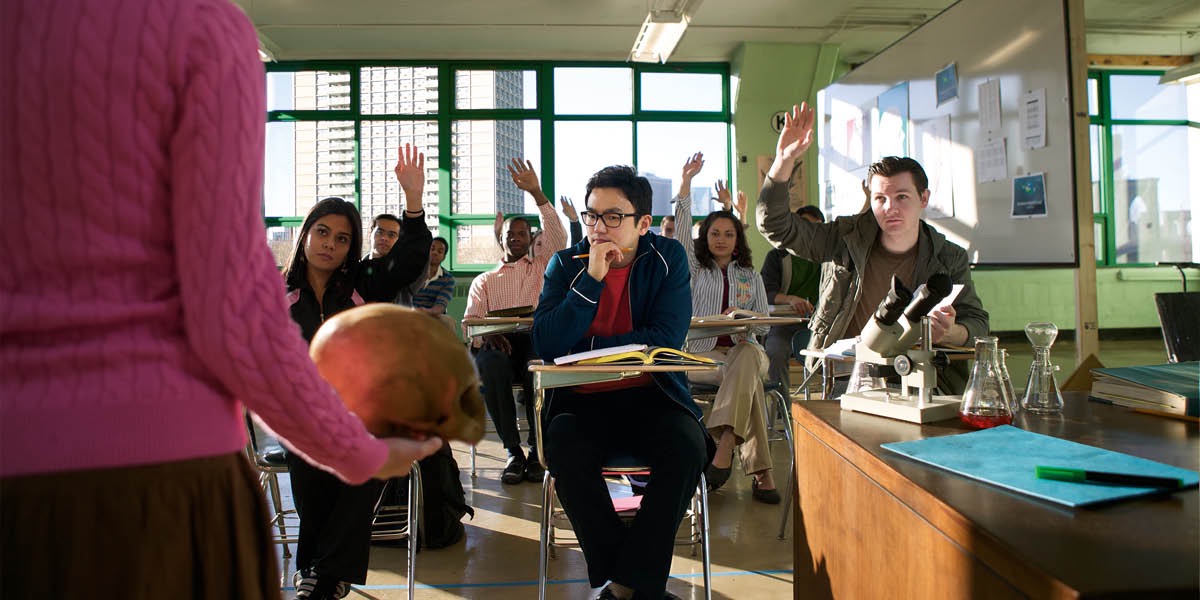 In a classroom where evolution is being discussed, one student faces a dilemma