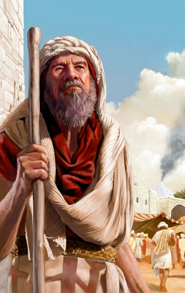 Abram walking away from idolatrous Ur