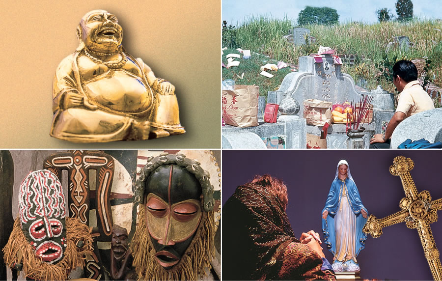 Forms of image and ancestor worship practiced around the world