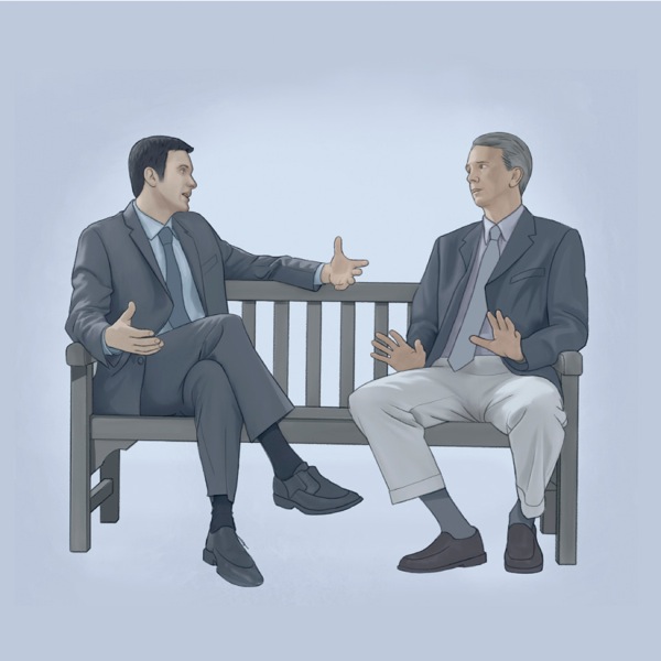 Two men settling a difference