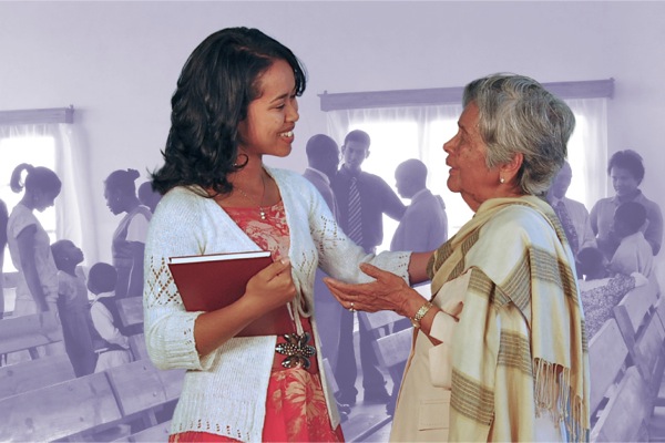 Jehovah’s Witnesses associating with fellow believers