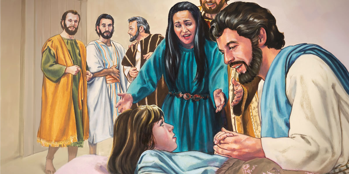 Jesus resurrects Jairus’ daughter