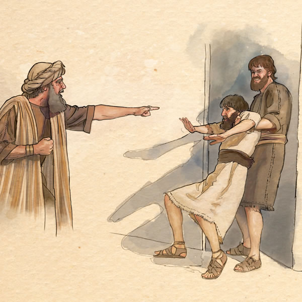 The master orders the wicked slave be thrown outside
