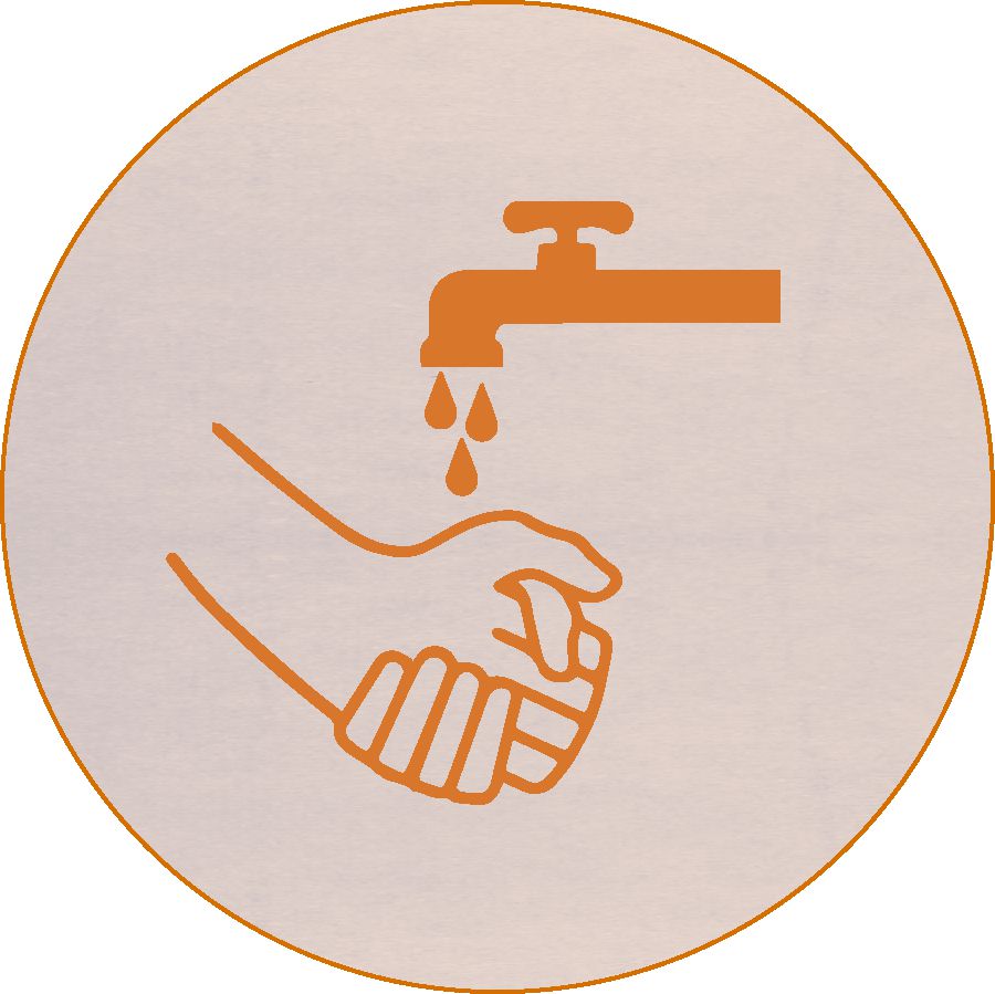 Washing hands