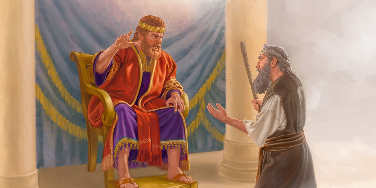 The prophet Nathan counsels King David