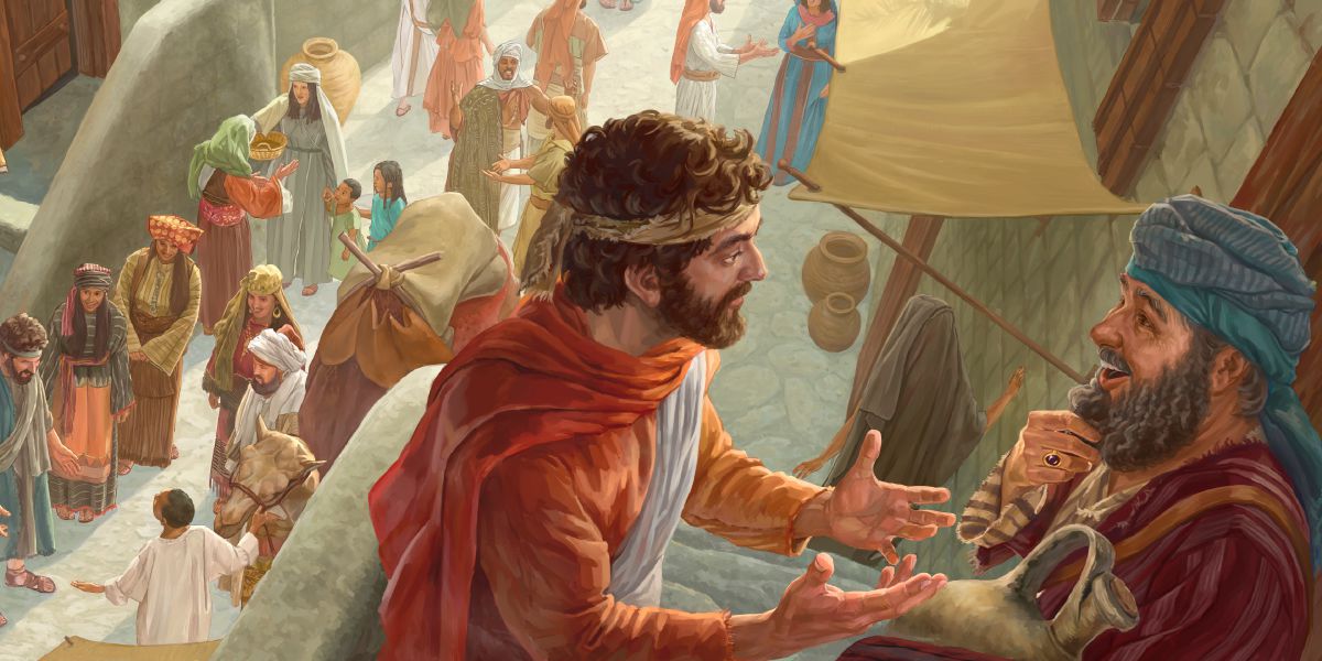 People in Jerusalem are amazed to hear Jesus’ disciples speaking to them in their own languages