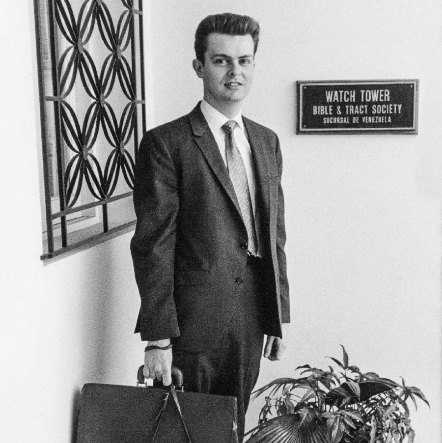 David Sinclair on his first zone visit in Venezuela, in 1970