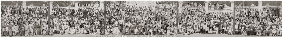 Jehovah’s Witnesses at a convention in Mexico City in 1941