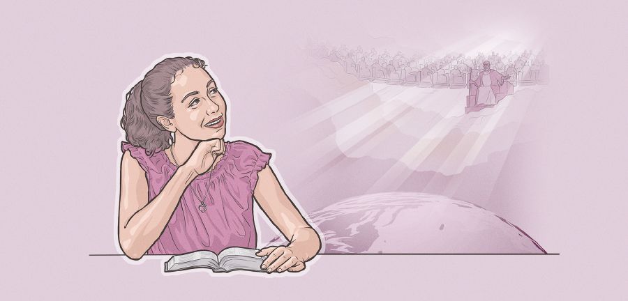 A young sister visualizes Kingdom realities