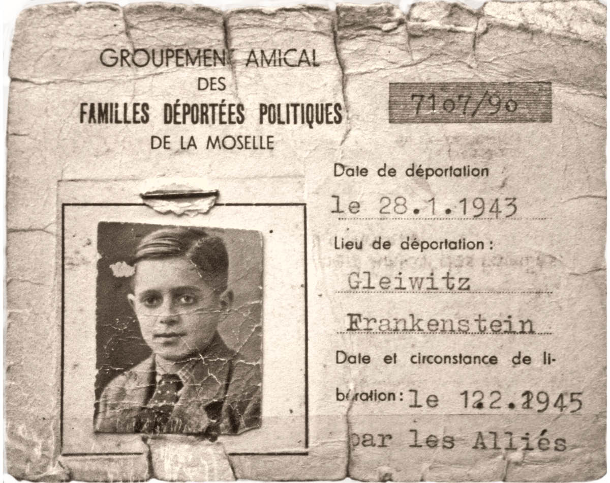 Eugène Jung’s deportation document.