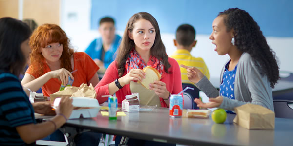 A teenage girl being asked to explain her beliefs about sex