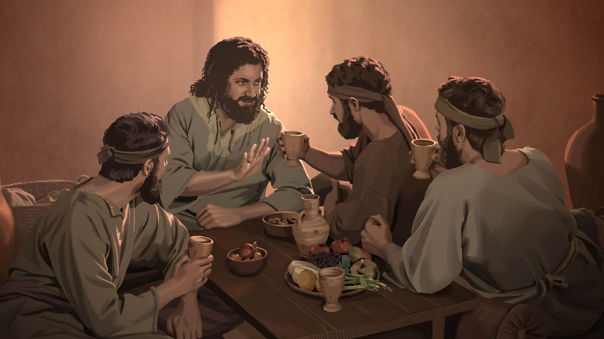 A Nazirite declining wine offered to him at a meal.