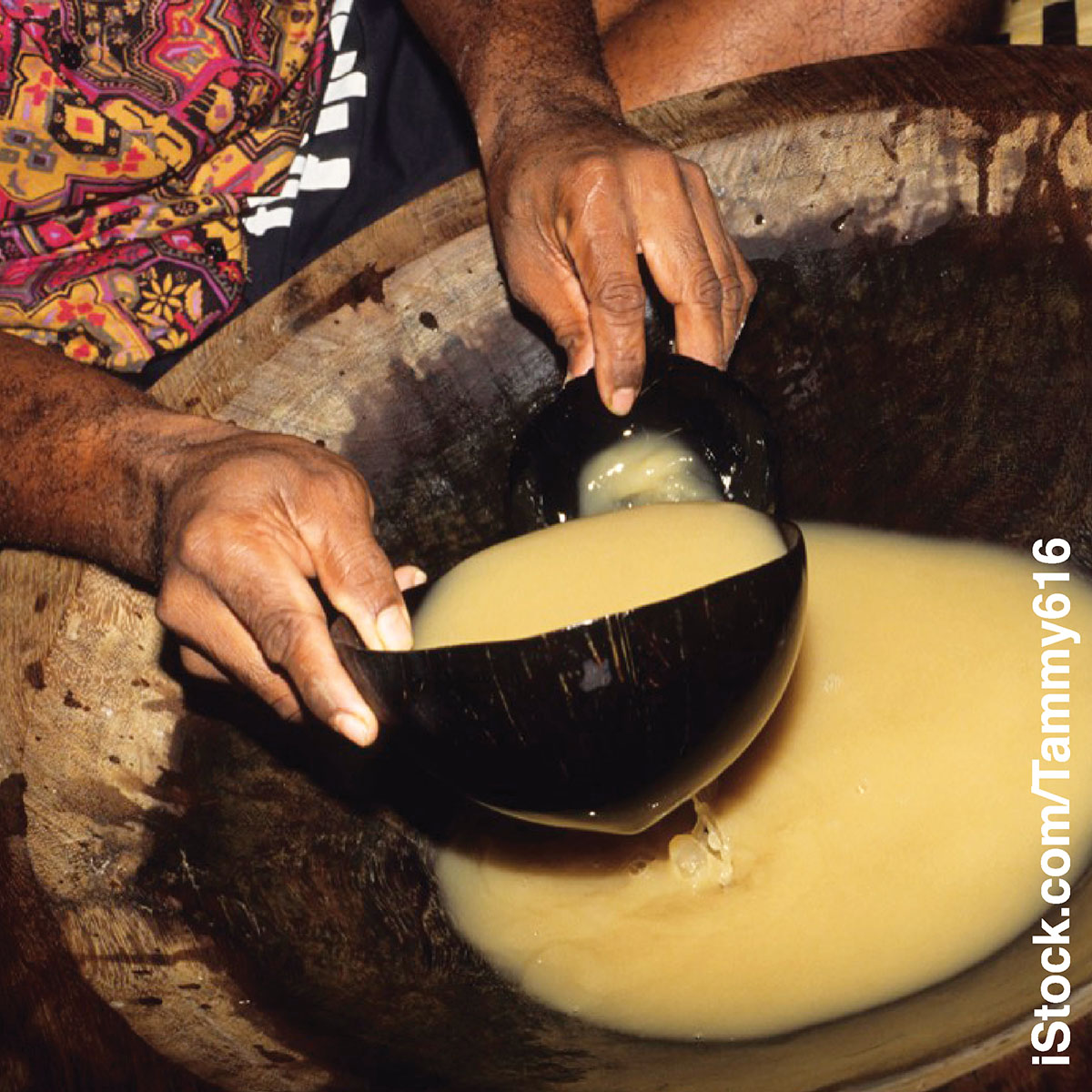 A sedative drink called kava