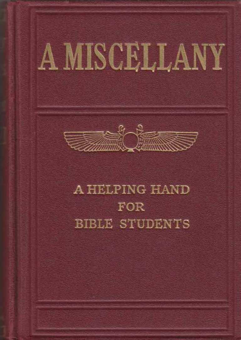 Epiphany Studies In The Scriptures - Series V - A Miscellany 1938 - JWS  Online Library